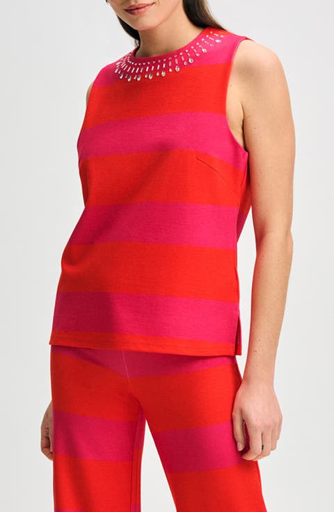 Embellished Ponte Shell