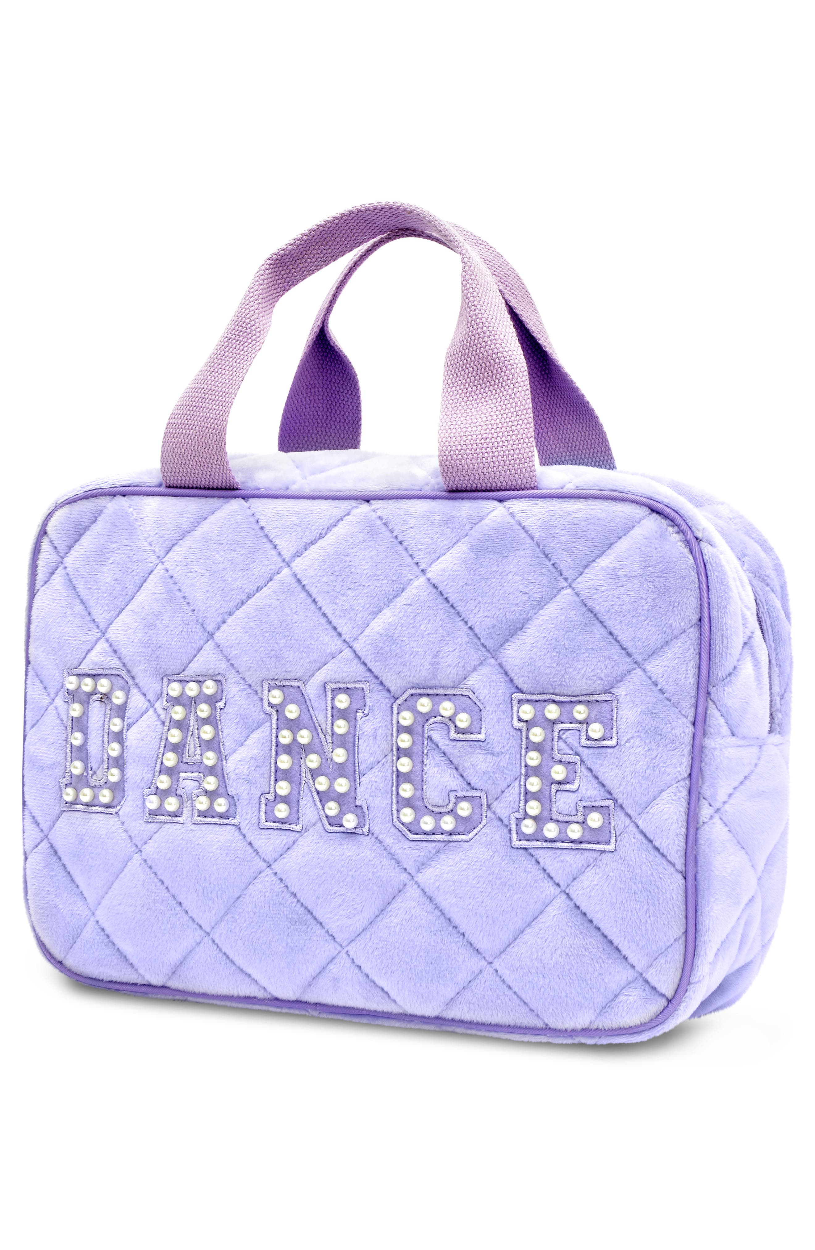 Kids' Dance Quilted Large Bag, Alternate, color, PURPLE MULTI