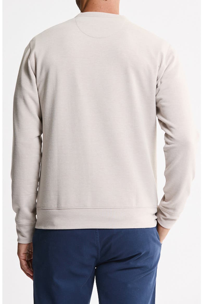 Soft Touch Fleece Crewneck Sweater, Alternate, color, STONE