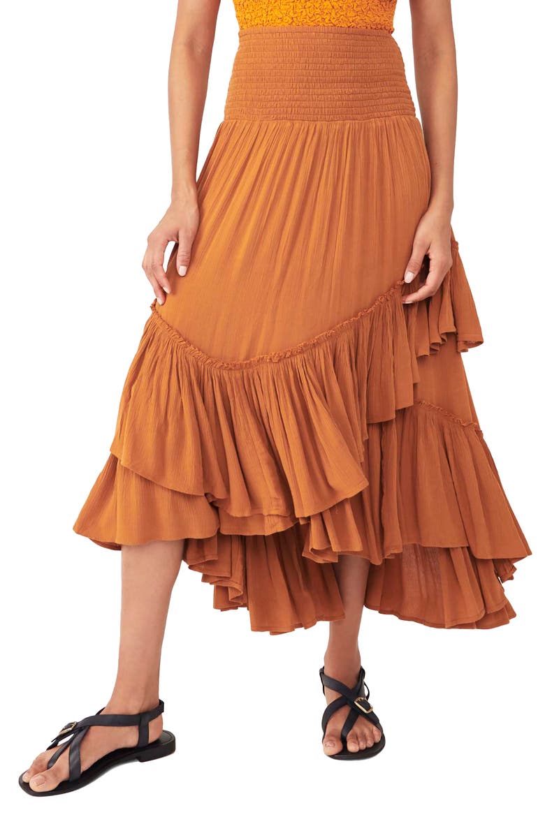 Convertible Maxi Skirt, Main, color, TAWNY