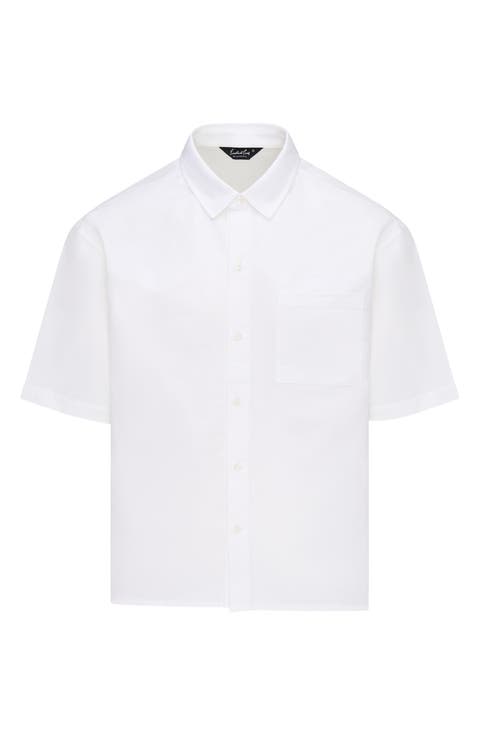 Boxford Short Sleeve Cotton Button-Up Shirt