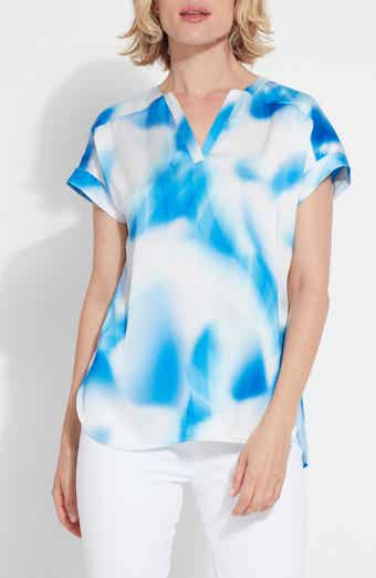 Lysse Coraline Print V-Neck Top