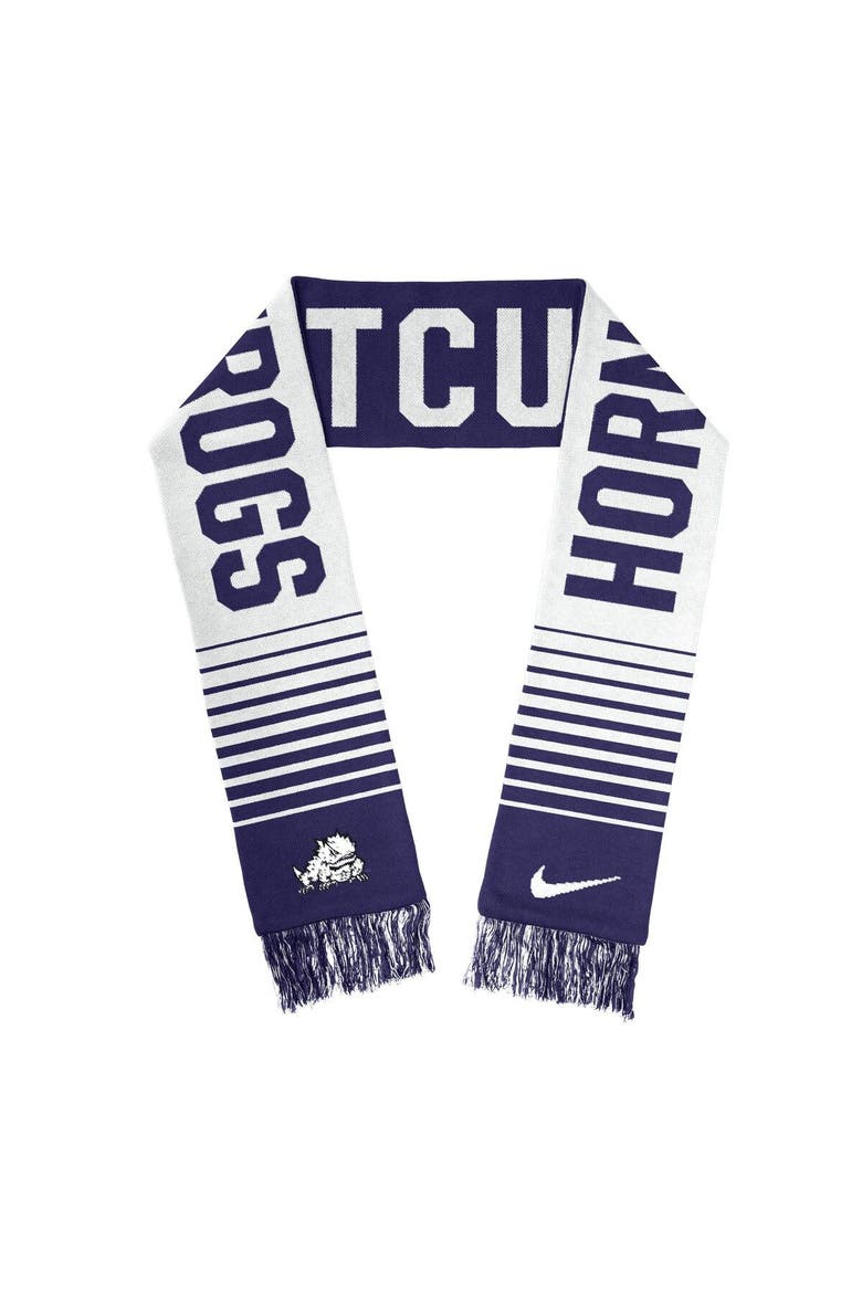 TCU Horned Frogs Space Force Rivalry Scarf, Main, color, Purple