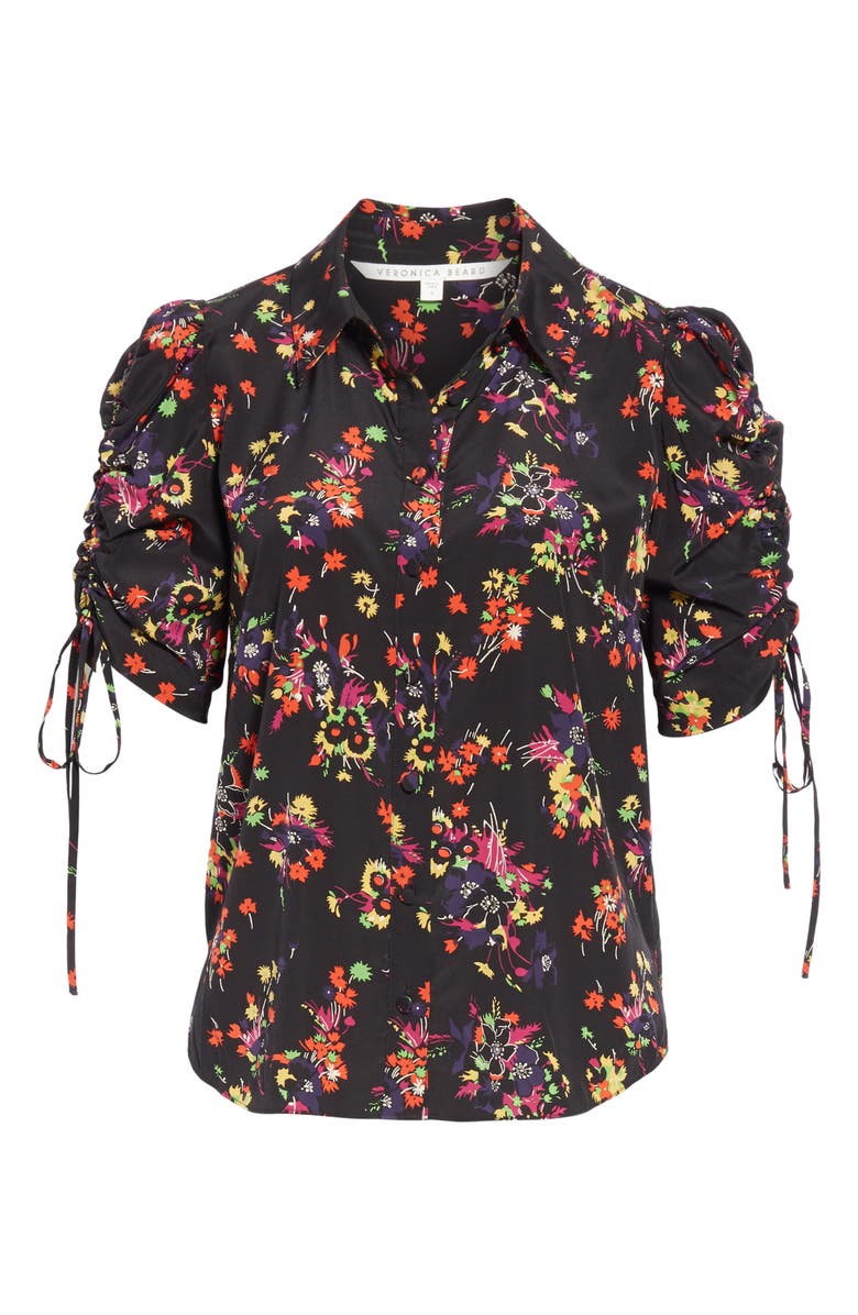 Veronica Beard Nicola Silk Blouse, Alternate, color, 