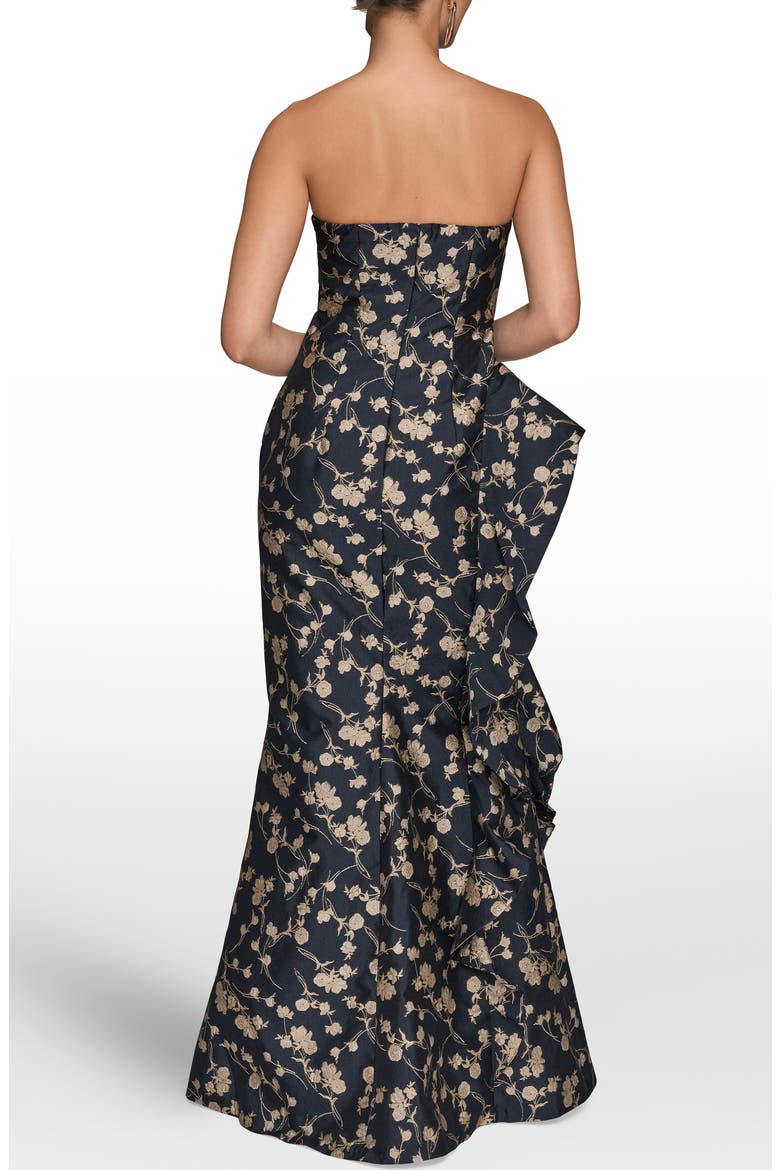 Strapless Gown, Alternate, color, NIGHTFALL/ VELLUM MULTI