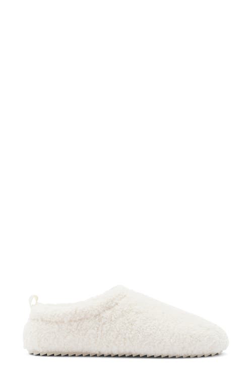 Nordstrom Greer Faux Shearling Clog Slipper In White