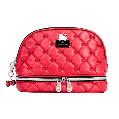Hello Kitty Quilted Arch Makeup Bag