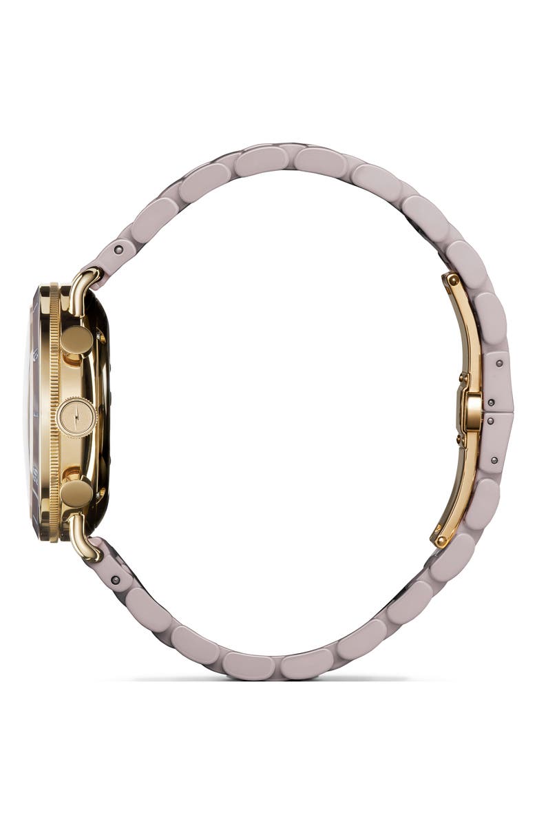 Shinola The Canfield Sport Chronograph Ceramic Bracelet Watch, 40mm, Alternate, color, 