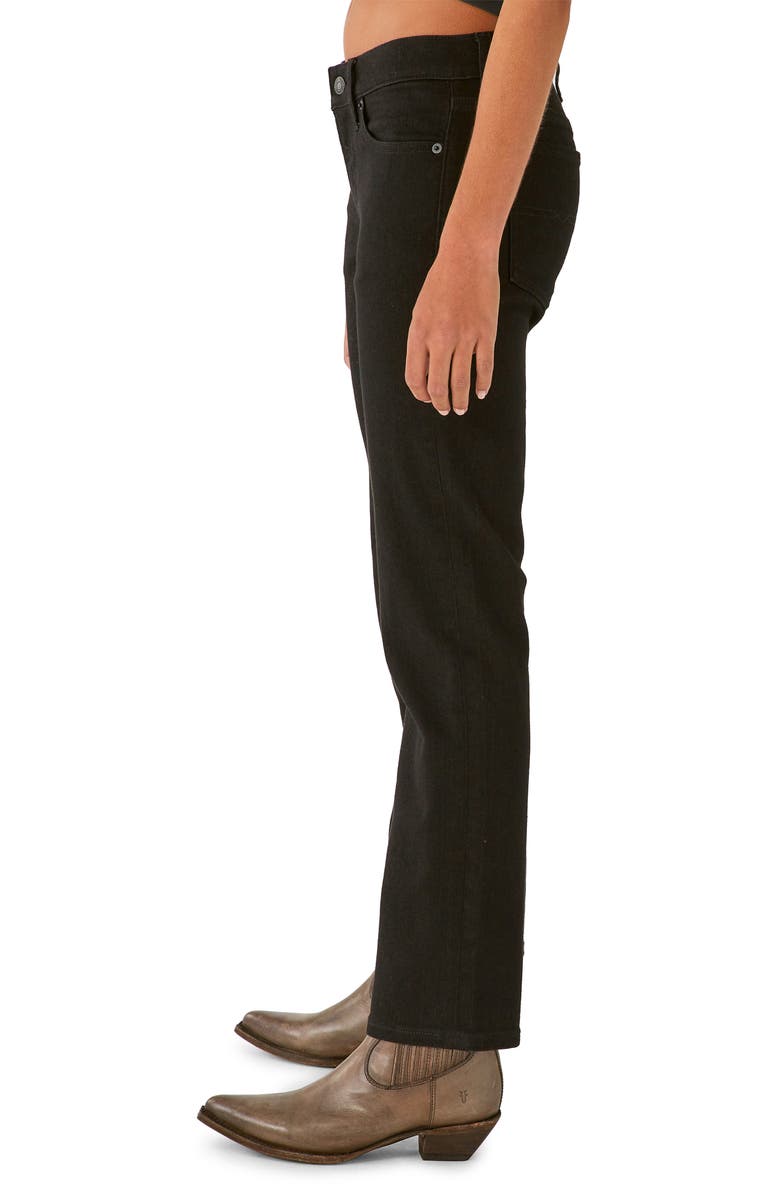 Lucky Brand Sweet Straight Leg Jeans, Alternate, color, Clean Black