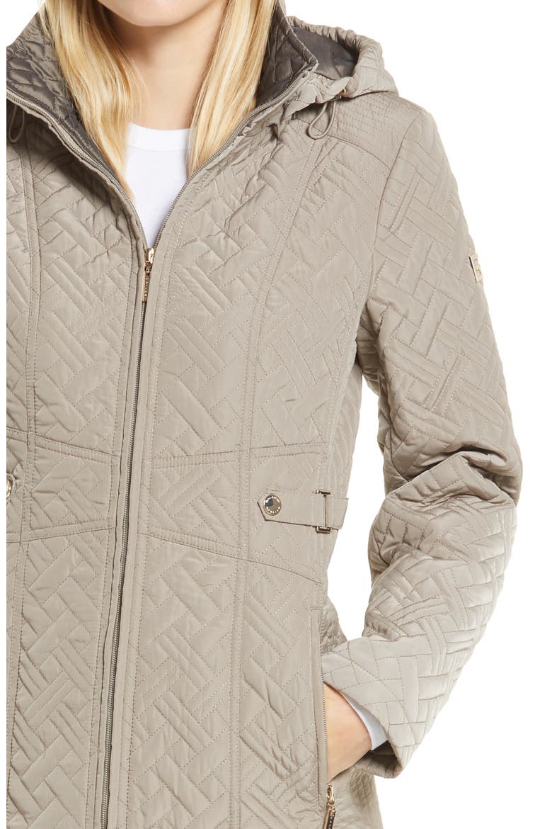 Quilted Jacket, Alternate, color, MUSHROOM
