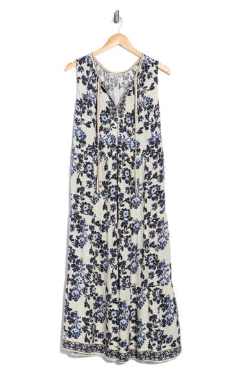Max Studio Sleeveless Maxi Dress In Multi