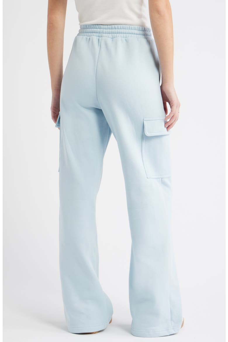 Baggy Wide Leg Cargo Sweatpants, Alternate, color, BLUE SKYRIDE