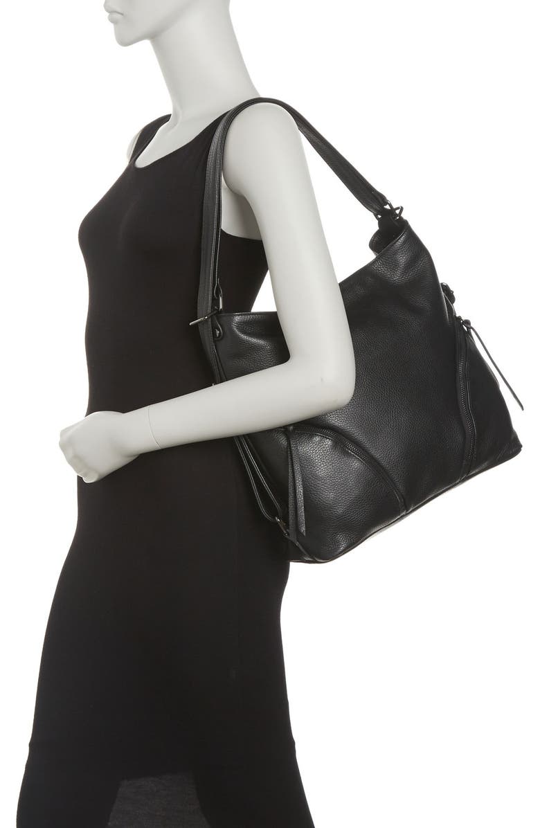 GIULIA MASSARI Leather Top Handle Shoulder Bag, Alternate, color,