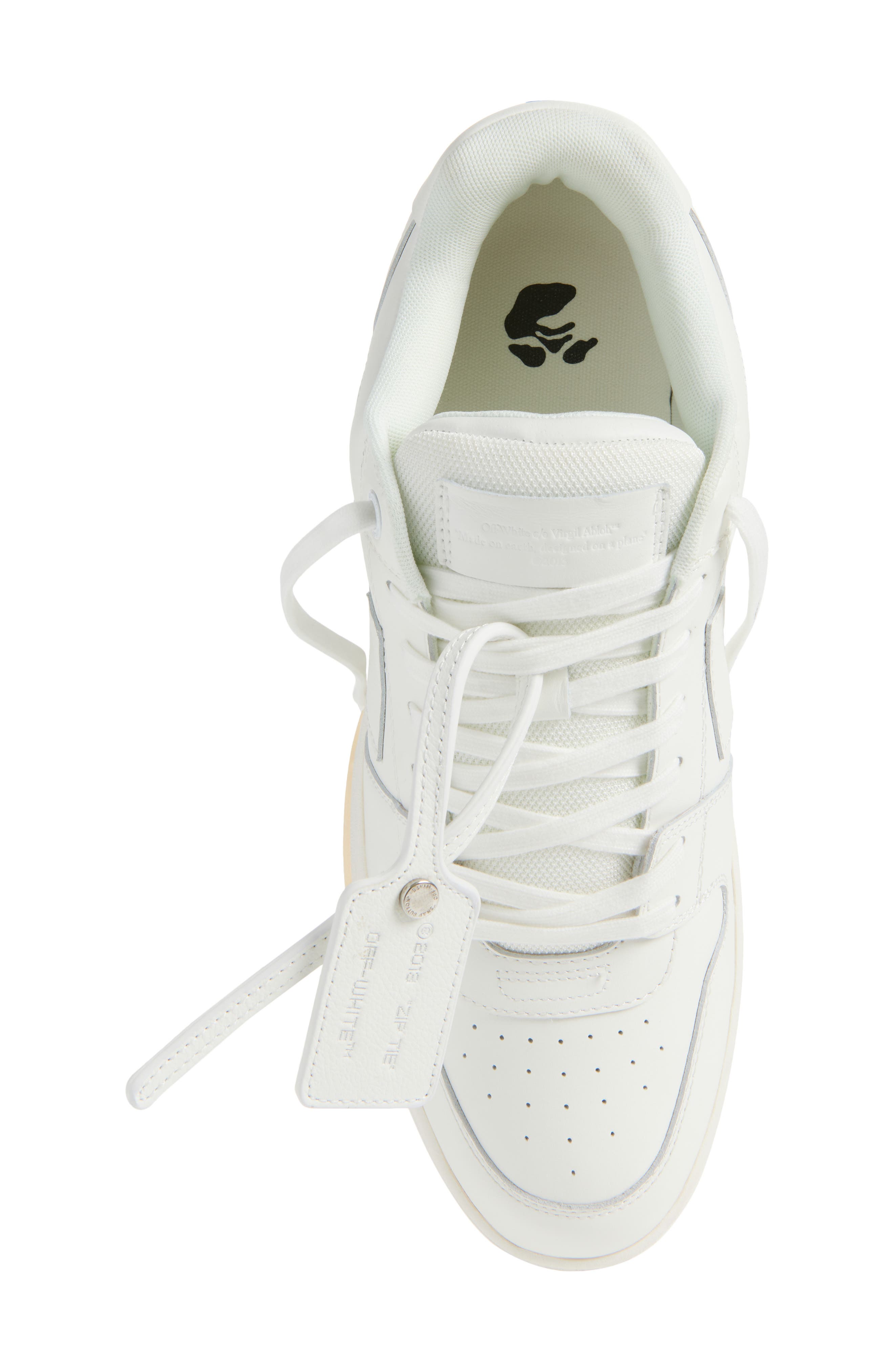 Off-White Out Of Office Leather Sneaker, Alternate, color, 