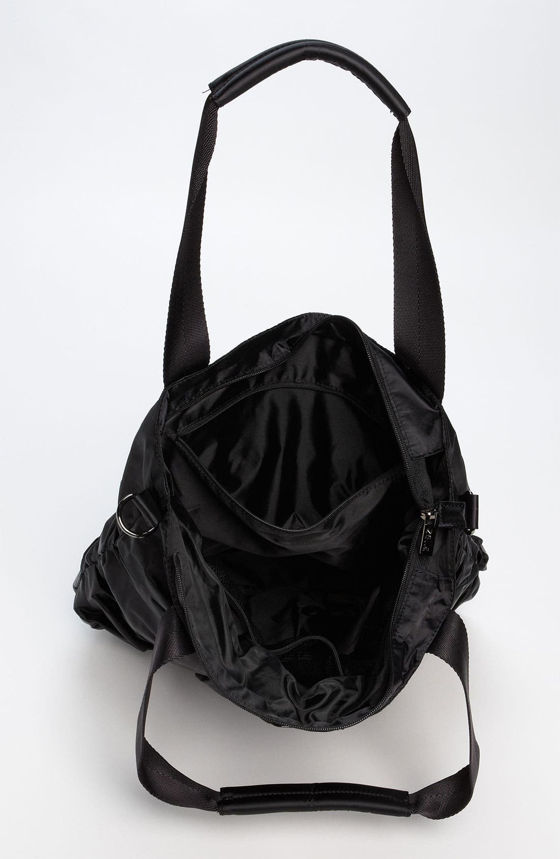Gathered Tote, Alternate, color, BLACK