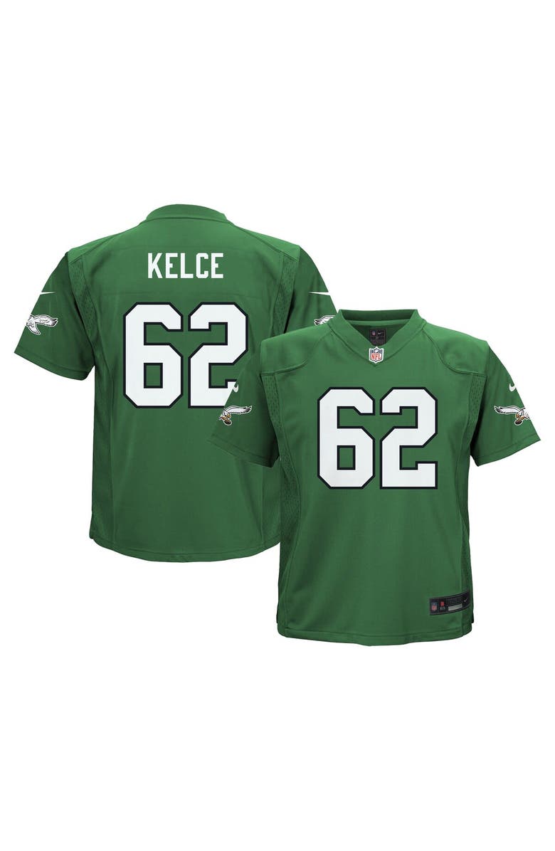 Nike Infant Nike Jason Kelce Kelly Green Philadelphia Eagles Alternate Game Jersey, Main, color,