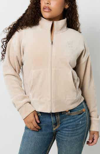 True Religion Rib Velour Zip Jacket