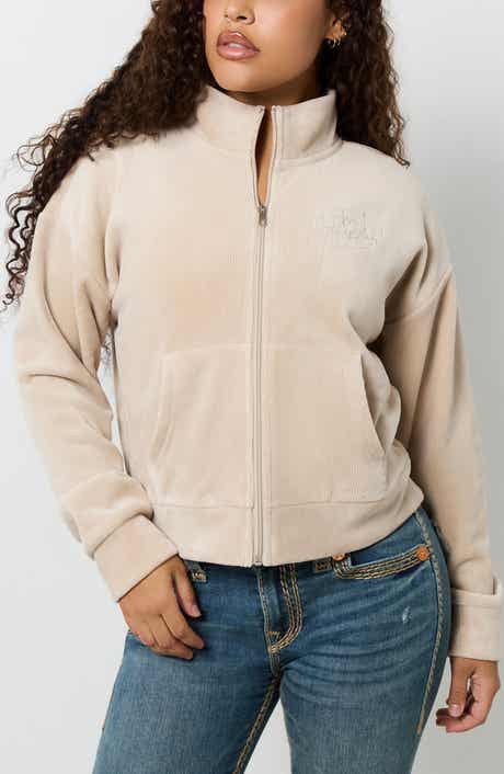 True Religion Rib Velour Zip Jacket