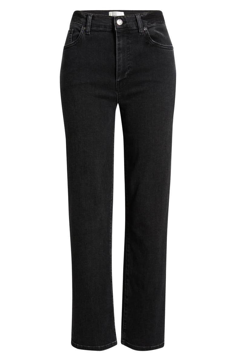 FRAME Le Sleek High Waist Ankle Straight Leg Jeans, Alternate, color, Meteor