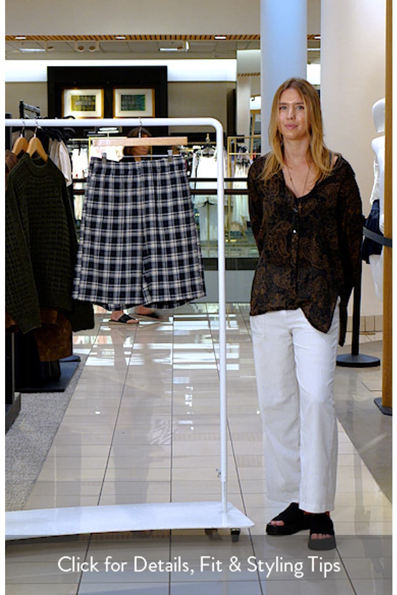 Sevigney Plaid Long Shorts video