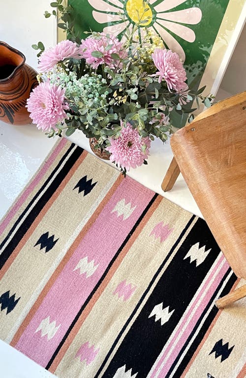 ARCHIVE NEW YORK ARCHIVE NEW YORK ZAPOTEC MULTI HANDWOVEN FLATWEAVE WOOL RUG