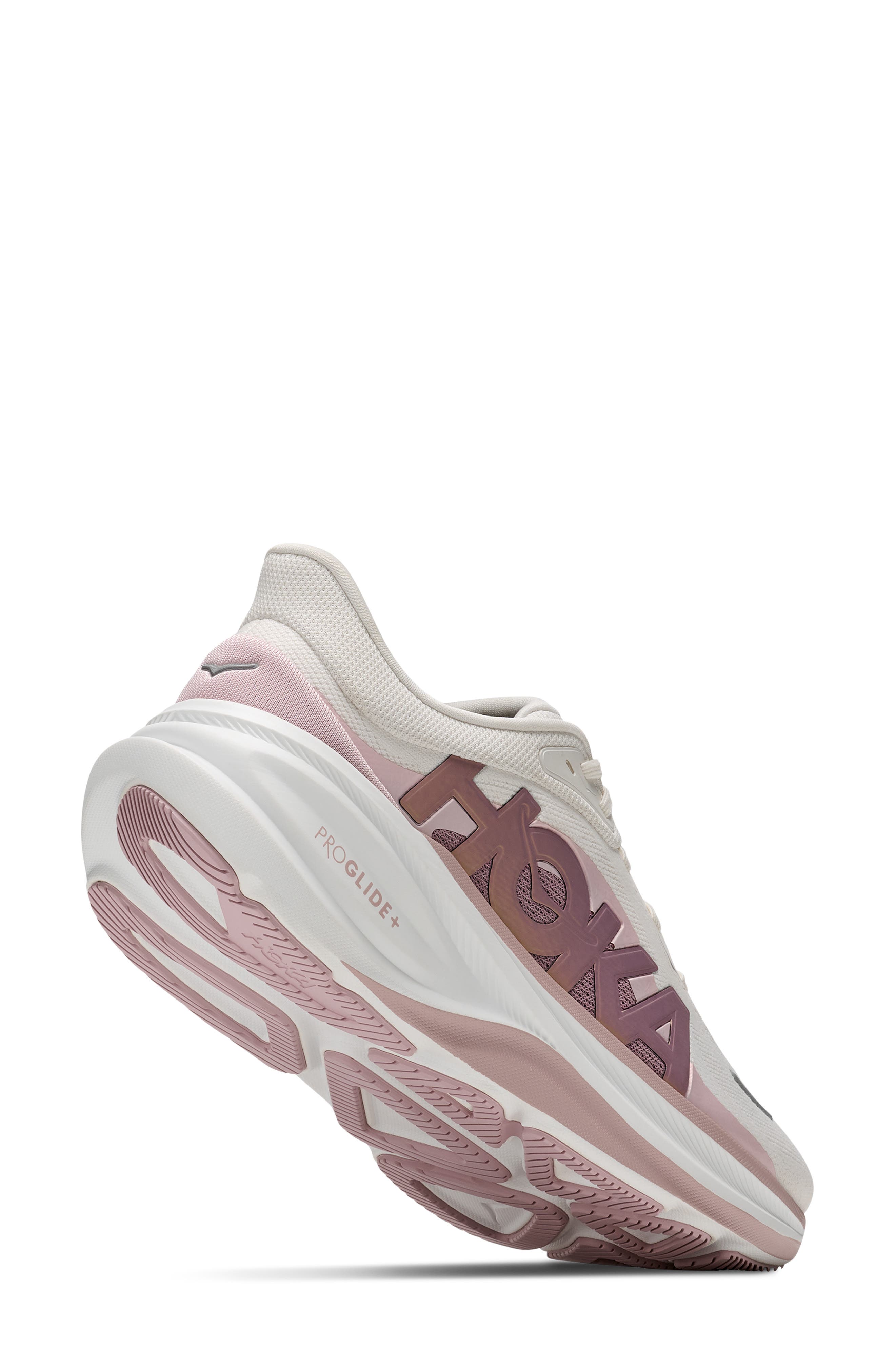 Clifton PRO Glimmer Running Shoe, Alternate, color, ALABASTER / PINK OPAL