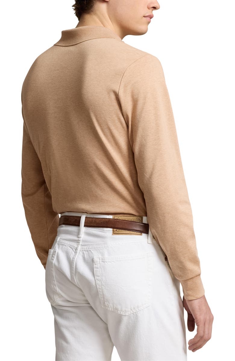 Polo Ralph Lauren Long Sleeve Pima Cotton Polo Shirt, Alternate, color, 