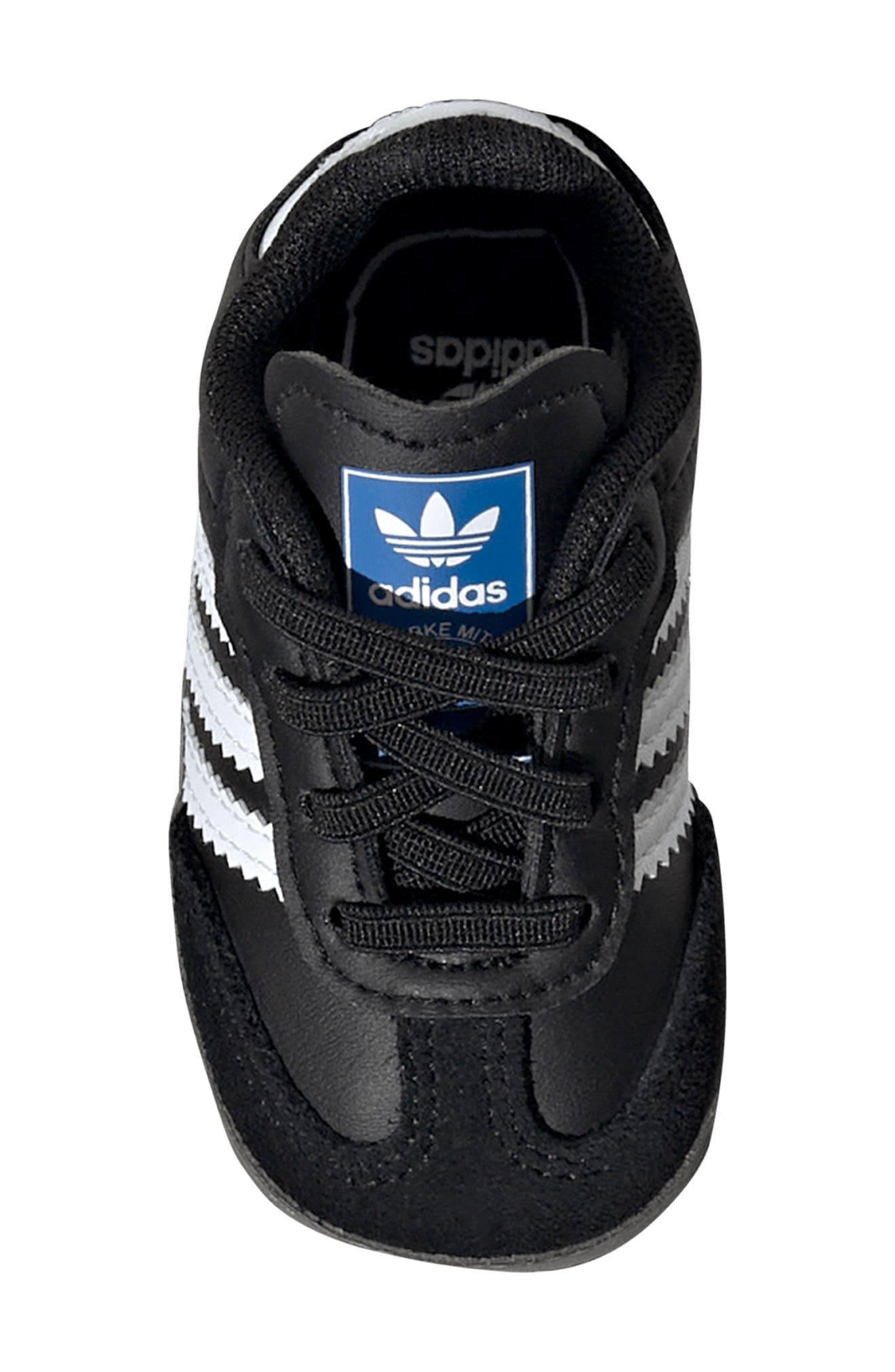 adidas Kids' Samba Crib Shoe, Alternate, color, Cblack/Ftw