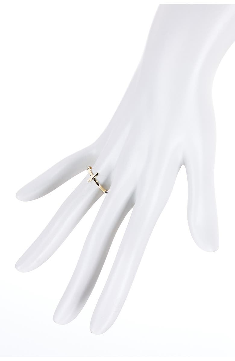 KARAT RUSH 14K Yellow Gold Cross Ring, Alternate, color,