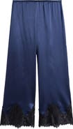 Reformation Carolina Silk Lace Hem Pant