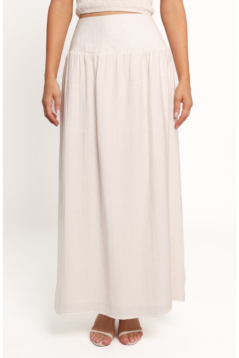 Kerri Crop Top & Maxi Skirt Set, Alternate, color, WHITE