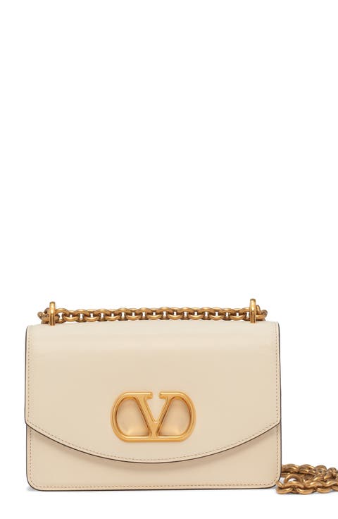 Small Vain VLOGO Leather Shoulder Bag