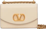 Valentino Garavani Small DeVain VLOGO Leather Shoulder Bag