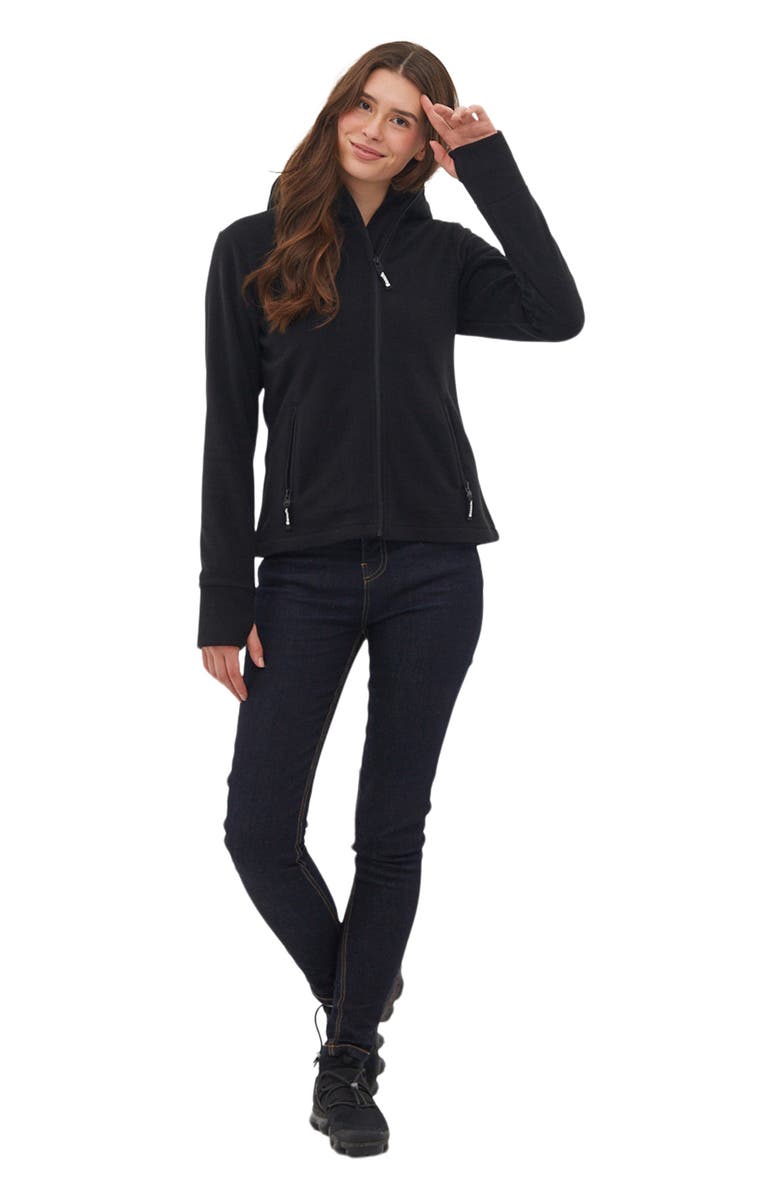 Bench. Ninja Asymmetric Fleece Jacket, Alternate, color,