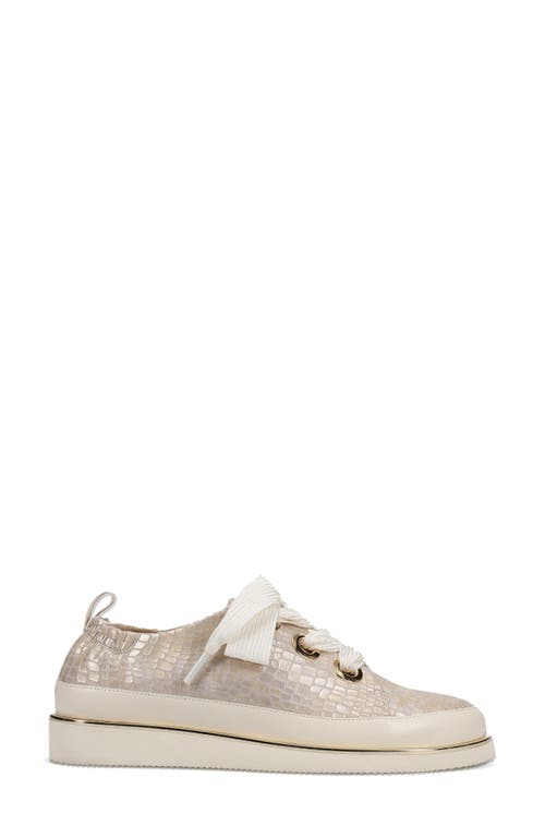 Vaneli Quenda Metallic Sneaker In Champagne