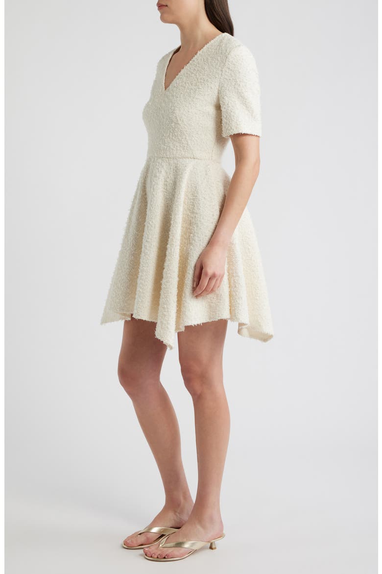 Daletar1 Tweed Skater Dress, Alternate, color, SOFT CREAM EYELASH TWEED