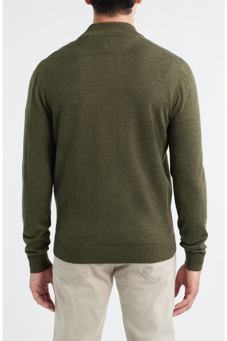 Raynor Merino Wool Quarter Zip Sweater, Alternate, color, FORGED