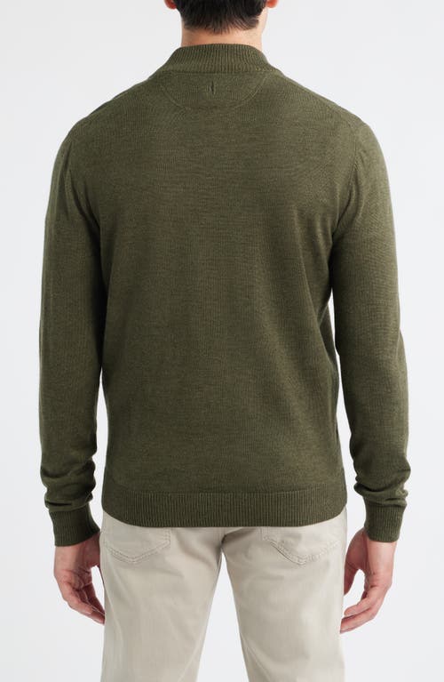 Johnnie-o Raynor Merino Wool Quarter Zip Sweater In Multi