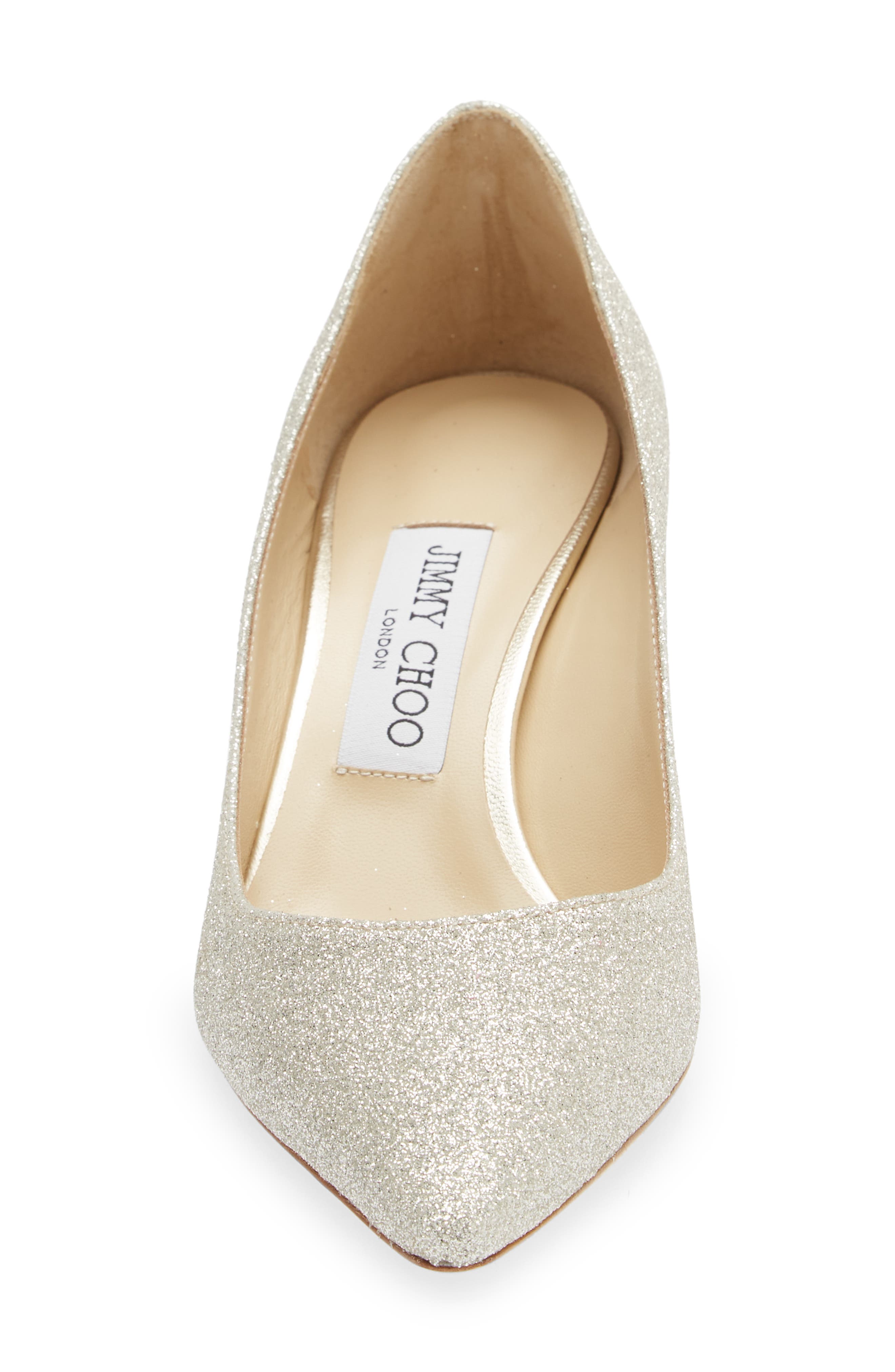 Romy Dusty Glitter Pump, Alternate, color, PLATINUM ICE