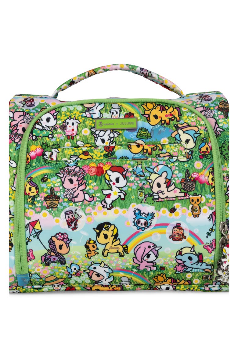 x Hello Kitty® Cherry Blossoms Insulated Bottle Bag, Alternate, color, MEADOW BLOOMS