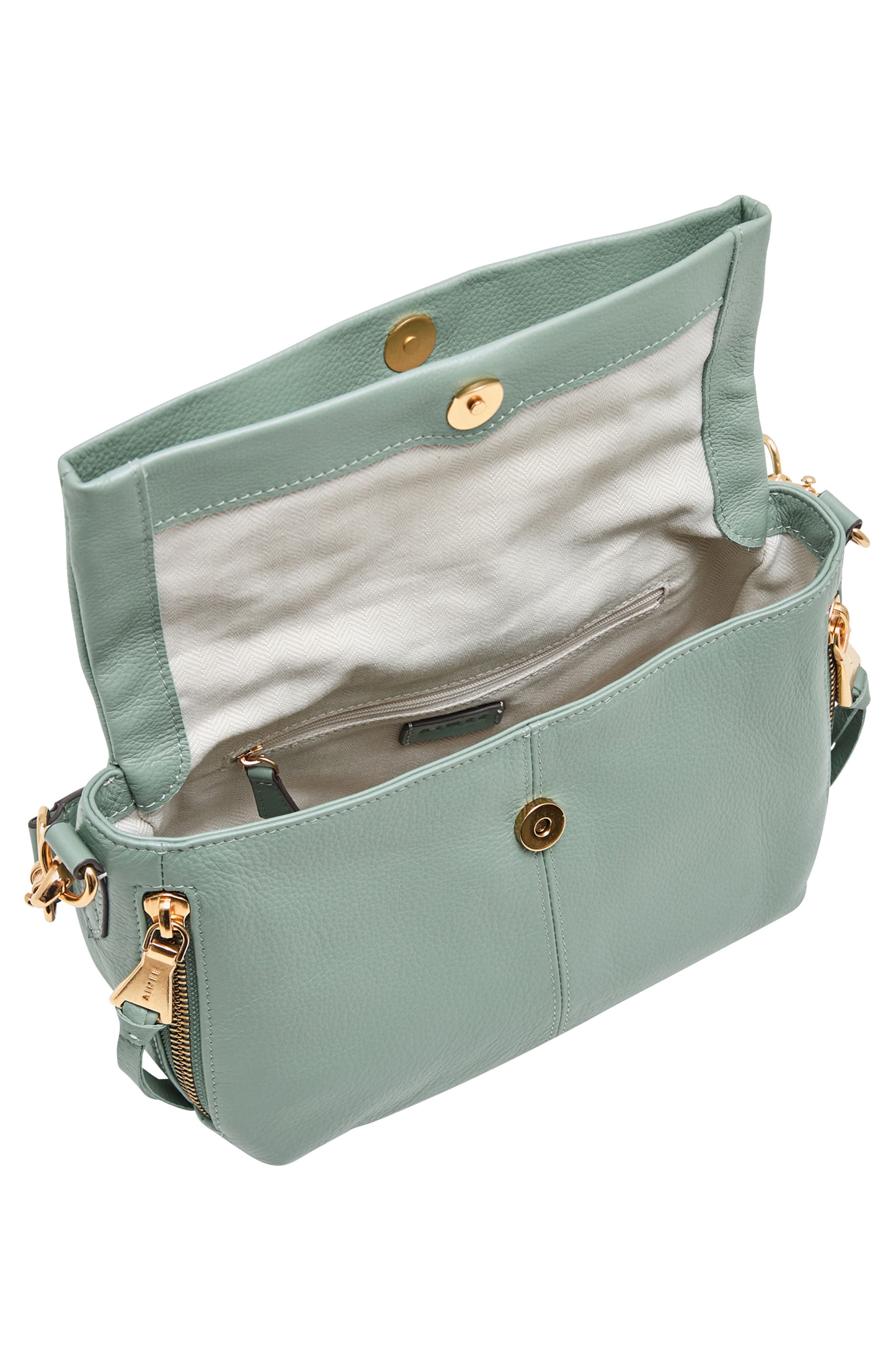 Bali Double Entry Crossbody Bag, Alternate, color, HEALERS GREEN