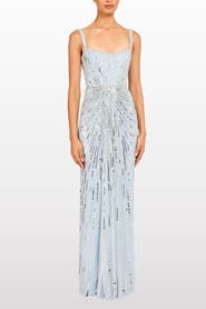 Jenny Packham Chrissy Sequin-Embellished Dress