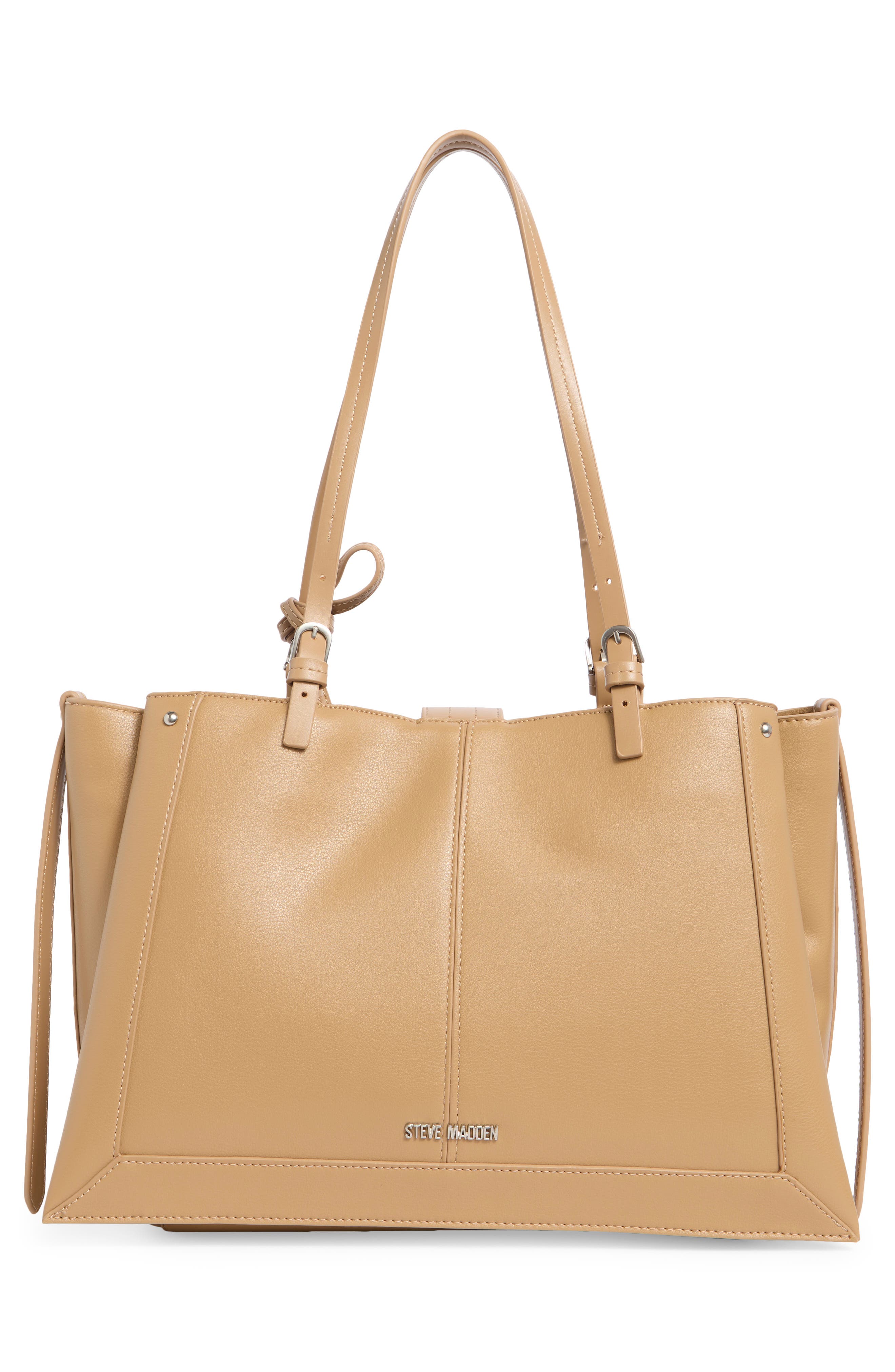 Steve Madden Selena Tote, Alternate, color, Latte