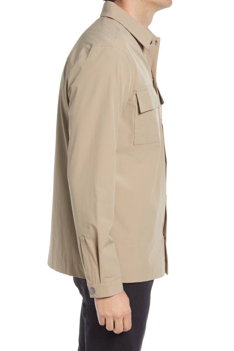 Ripstop Shirt Jacket, Alternate, color, TAN DESERT