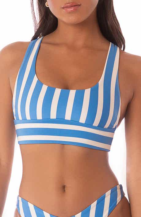 Maaji Azure Stripes Donna Reversible Bikini Top