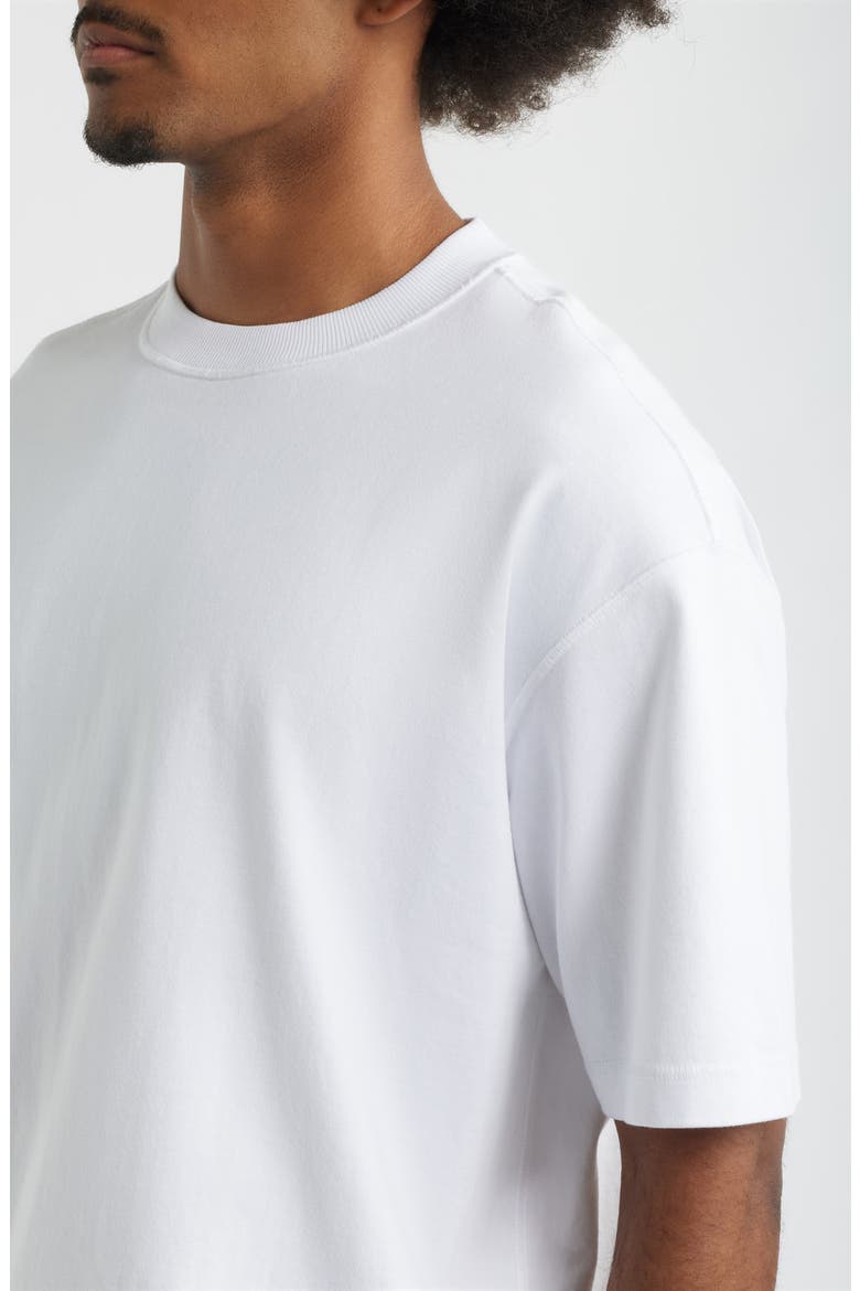 Inside Out Cotton Jersey T-Shirt, Alternate, color, WHITE