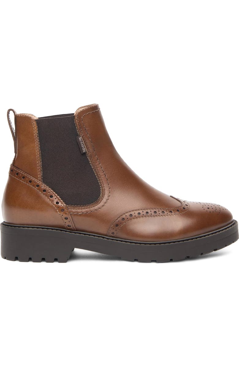 NeroGiardini Wingtip Chelsea Boot, Alternate, color, Brown