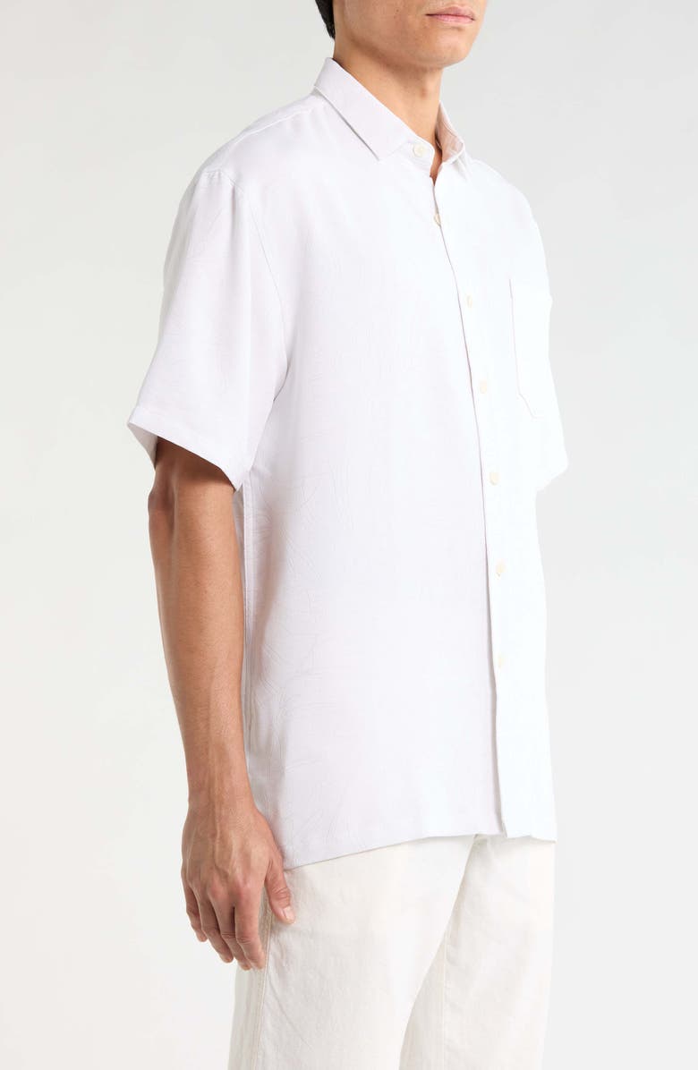 Kahala Electric Fern Short Sleeve Shirt, Alternate, color, Shell