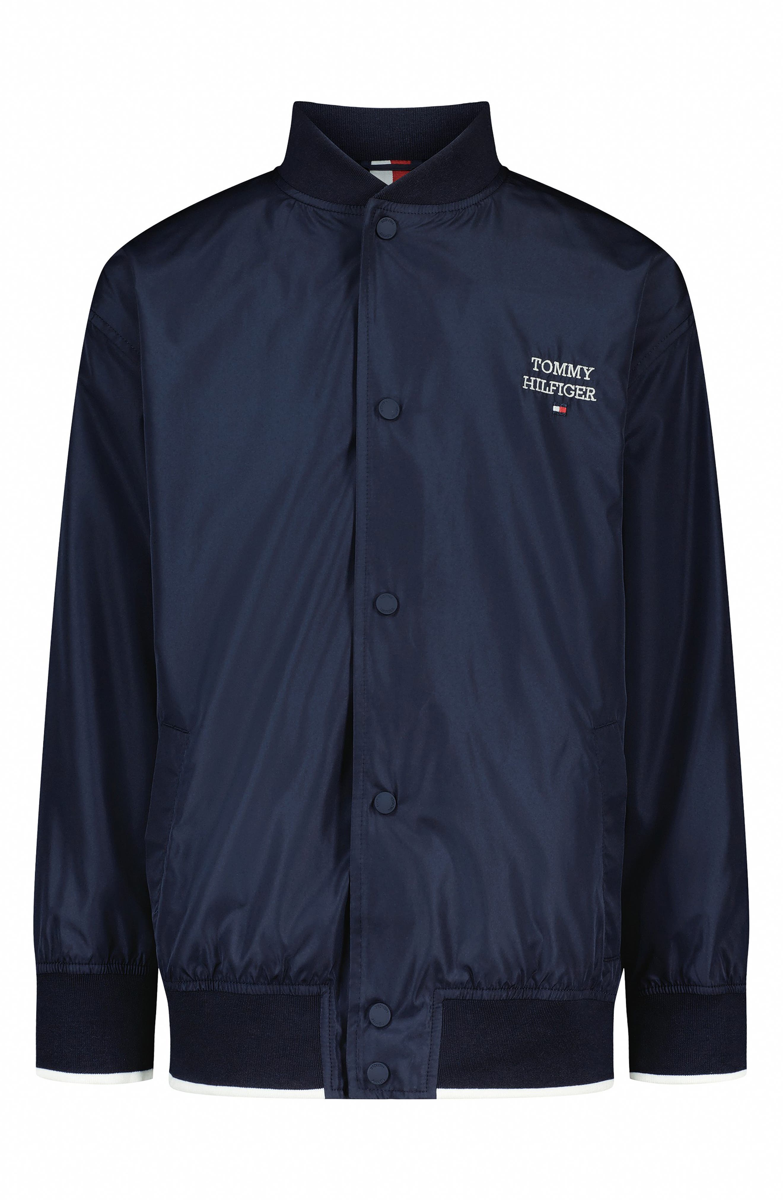 Tommy Hilfiger Kids' Tommy Snap Front Bomber Jacket