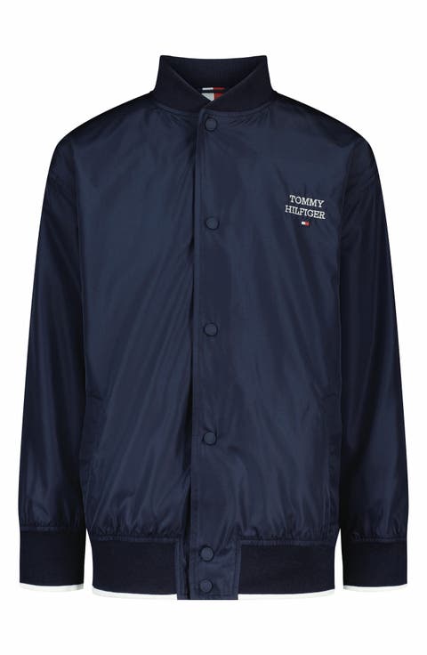 Kids' Tommy Snap Front Bomber Jacket